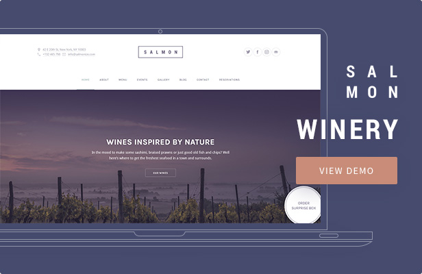 Salmon — Winery WordPress Theme