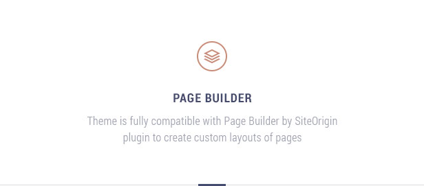 Page builder ready: Theme is fully compatible with Page Builder plugins like Visual Composer, Divi, Elementor, Beaver Builder, etc. to create custom layouts of pages