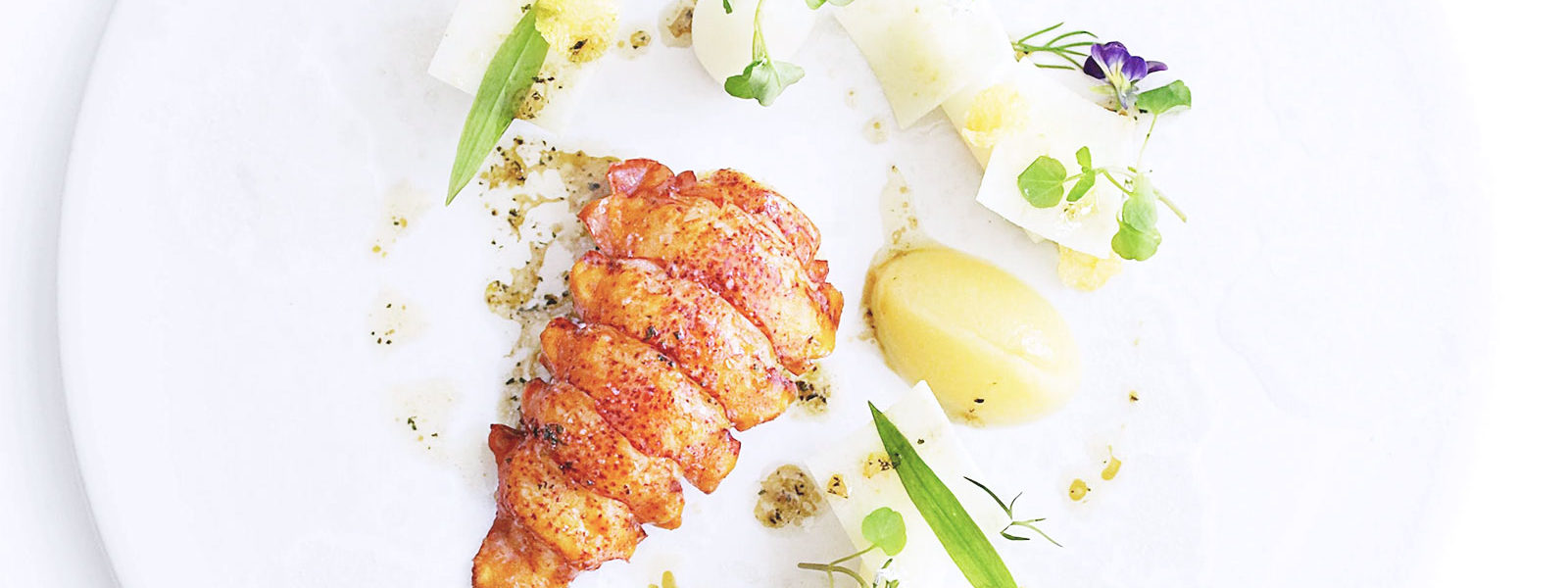 Grilled Lobster Tails as Street Food Skewers