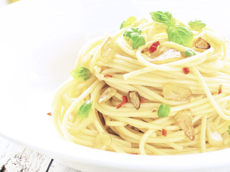 Salmon Restaurant Pasta